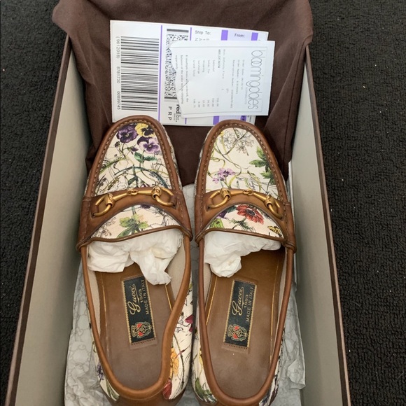 Floral Gucci loafer / floral belt available 4 sale - Picture 6 of 7
